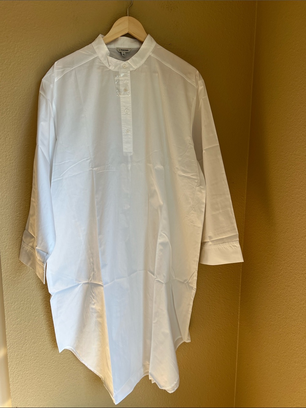 J Peterman Marie Antoinette Shirt Dress L NWT